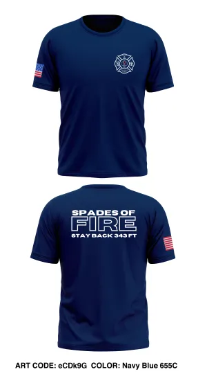 SPADES OF FIRE Store 1 Core Men's SS Performance Tee - eCDk9G