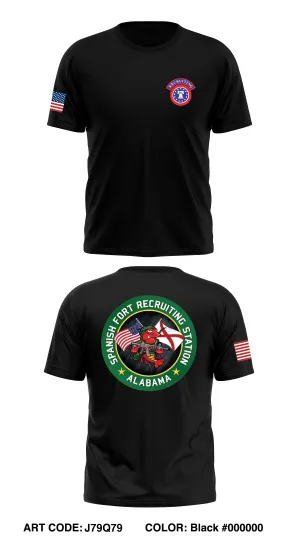Spanish Fort Recruiting Station Store 1 Core Men's SS Performance Tee - J79Q79