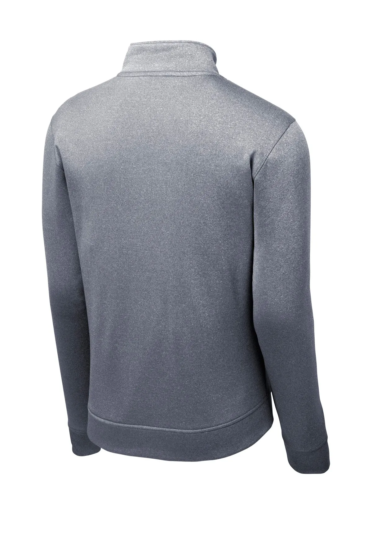 Sport-Tek  PosiCharge  Sport-Wick  Heather Fleece 1/4-Zip Pullover. ST263 True Navy Heather