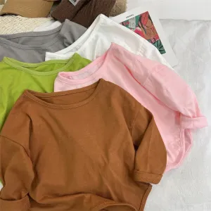 Spring Autumn Children Boys Girls T-shirt