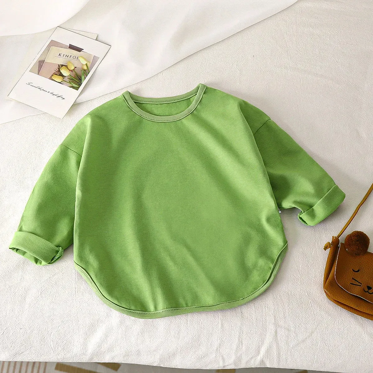 Spring Autumn Children Boys Girls T-shirt