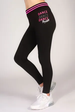 Stripe Rib Band Leggings