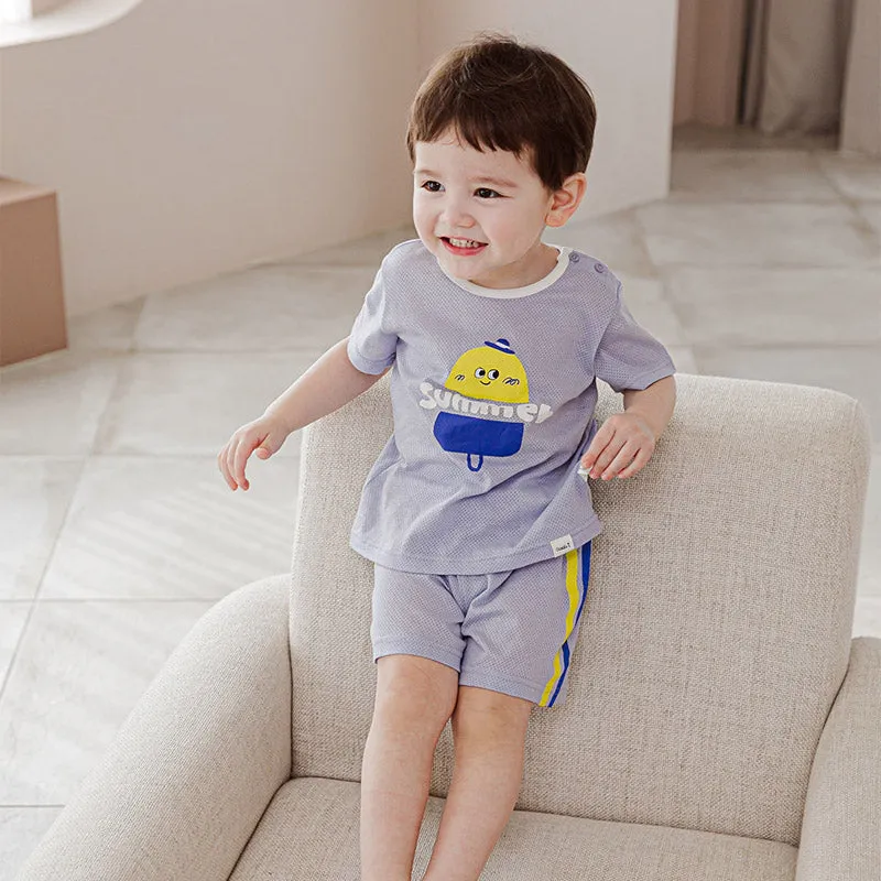 Summer Sherbet Short Sleeves Set (Mesh) 2309C01