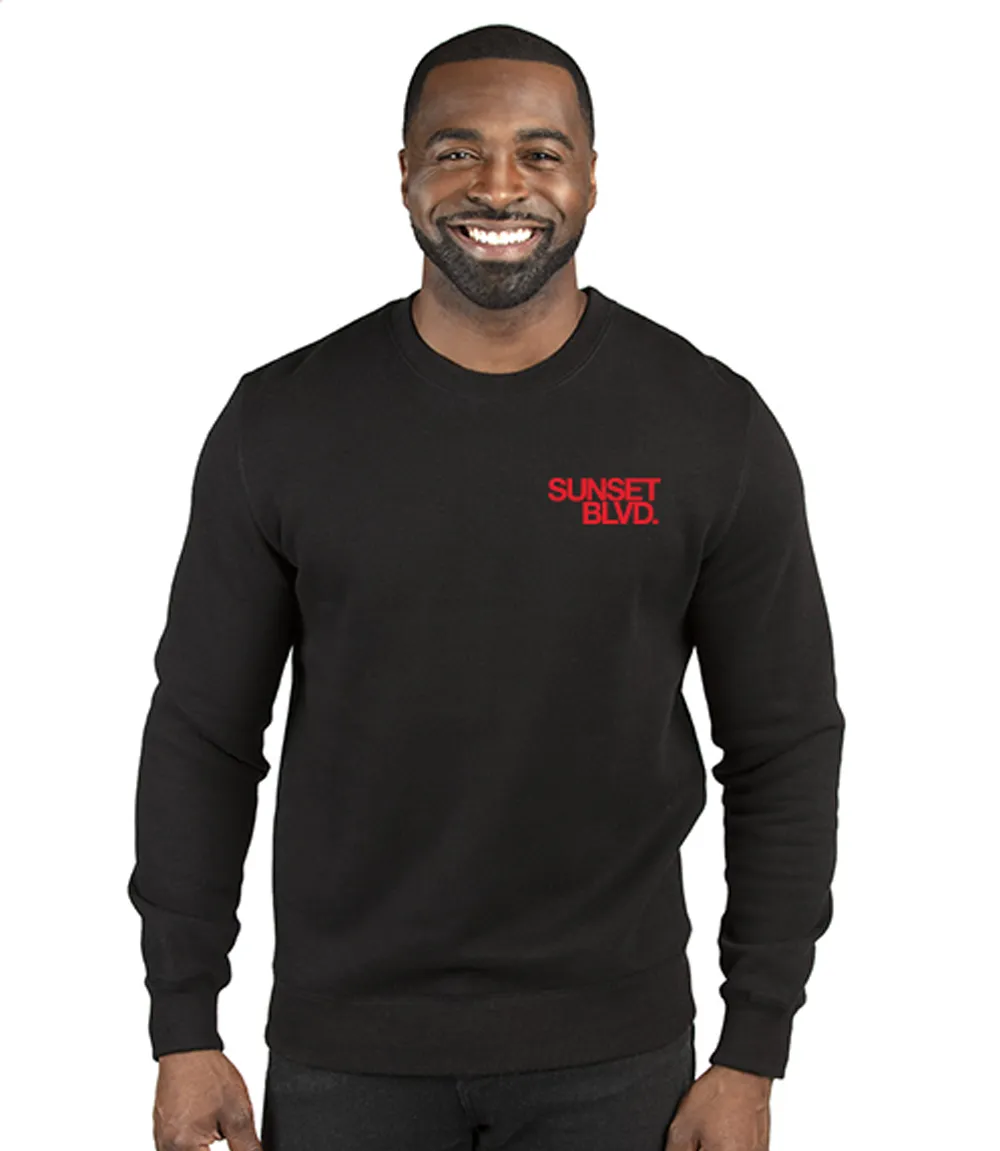 SUNSET BLVD. Crew Pullover Sweatshirt