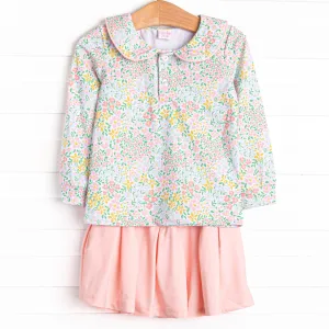 Sunshine Serve Skirt Set, Pink Floral