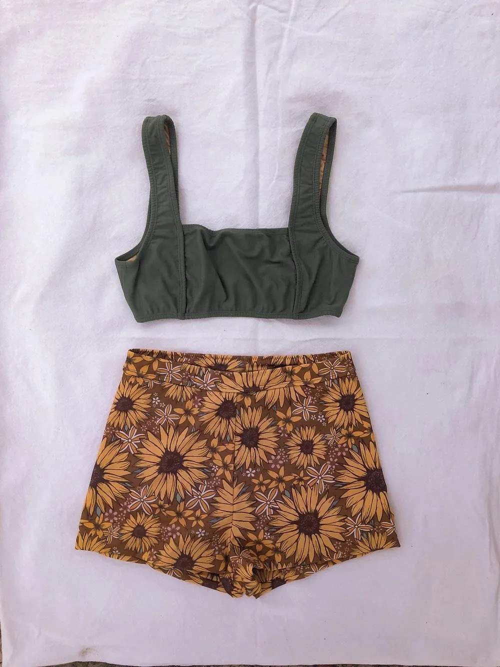 Surf Shorties in Sunflower