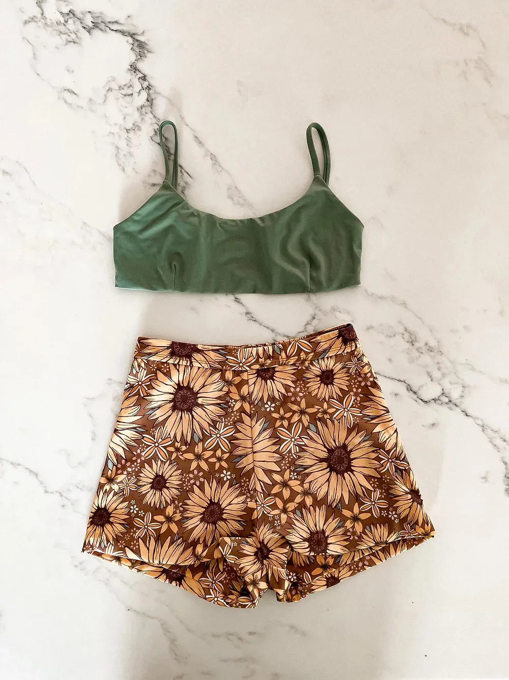 Surf Shorties in Sunflower