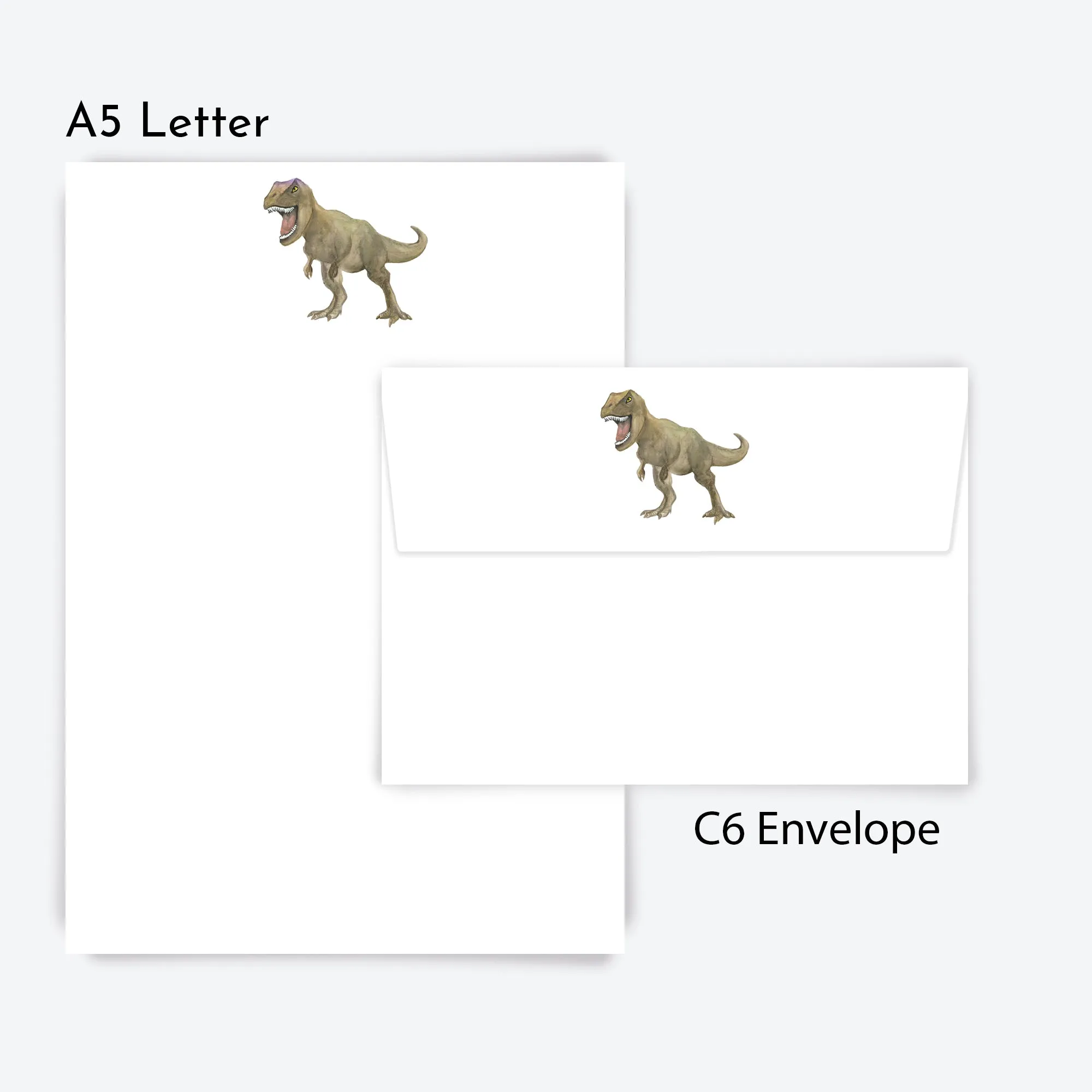 T-Rex Letter Writing Set with Organiser