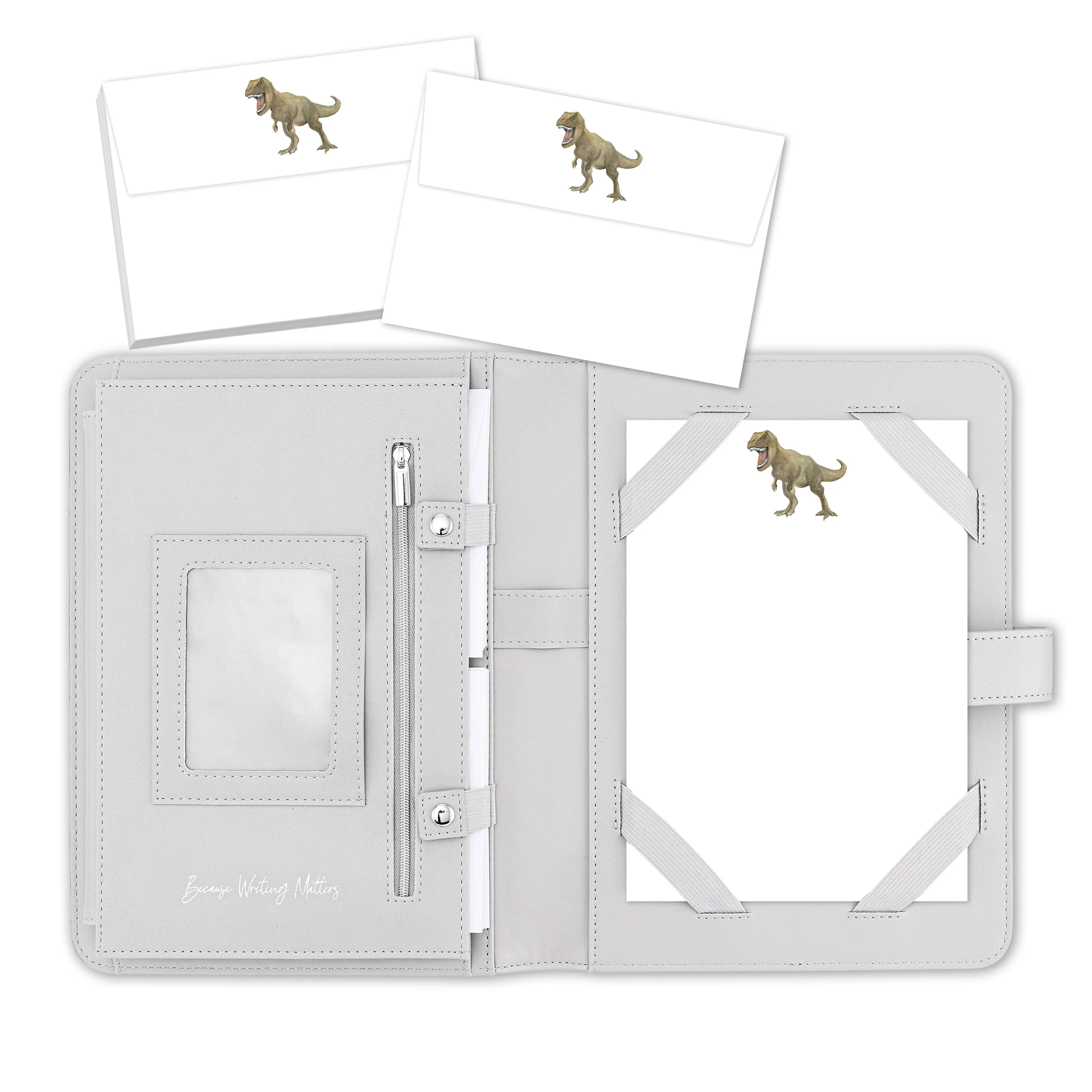 T-Rex Letter Writing Set with Organiser