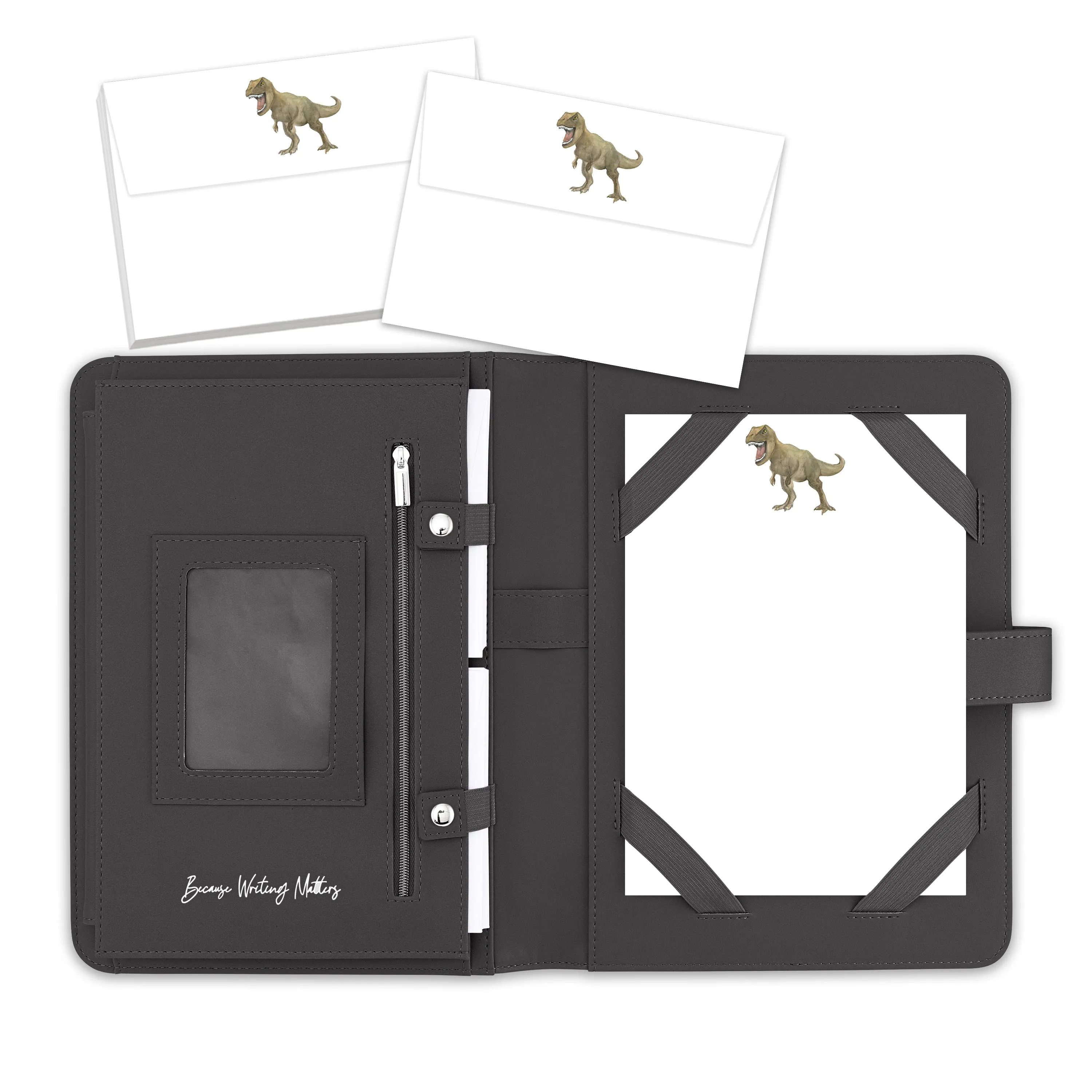 T-Rex Letter Writing Set with Organiser