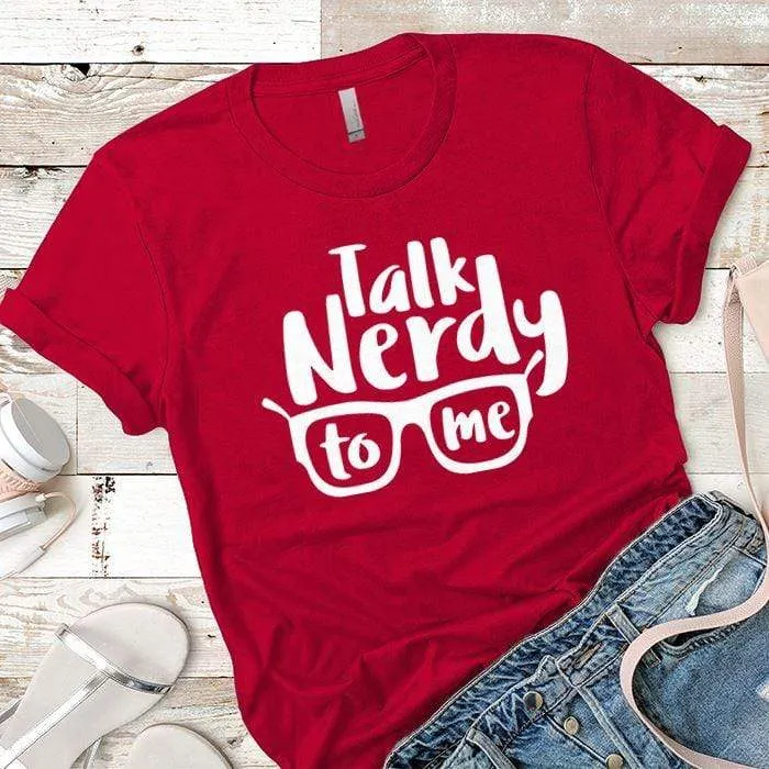 Talk Nerdy Premium Tees