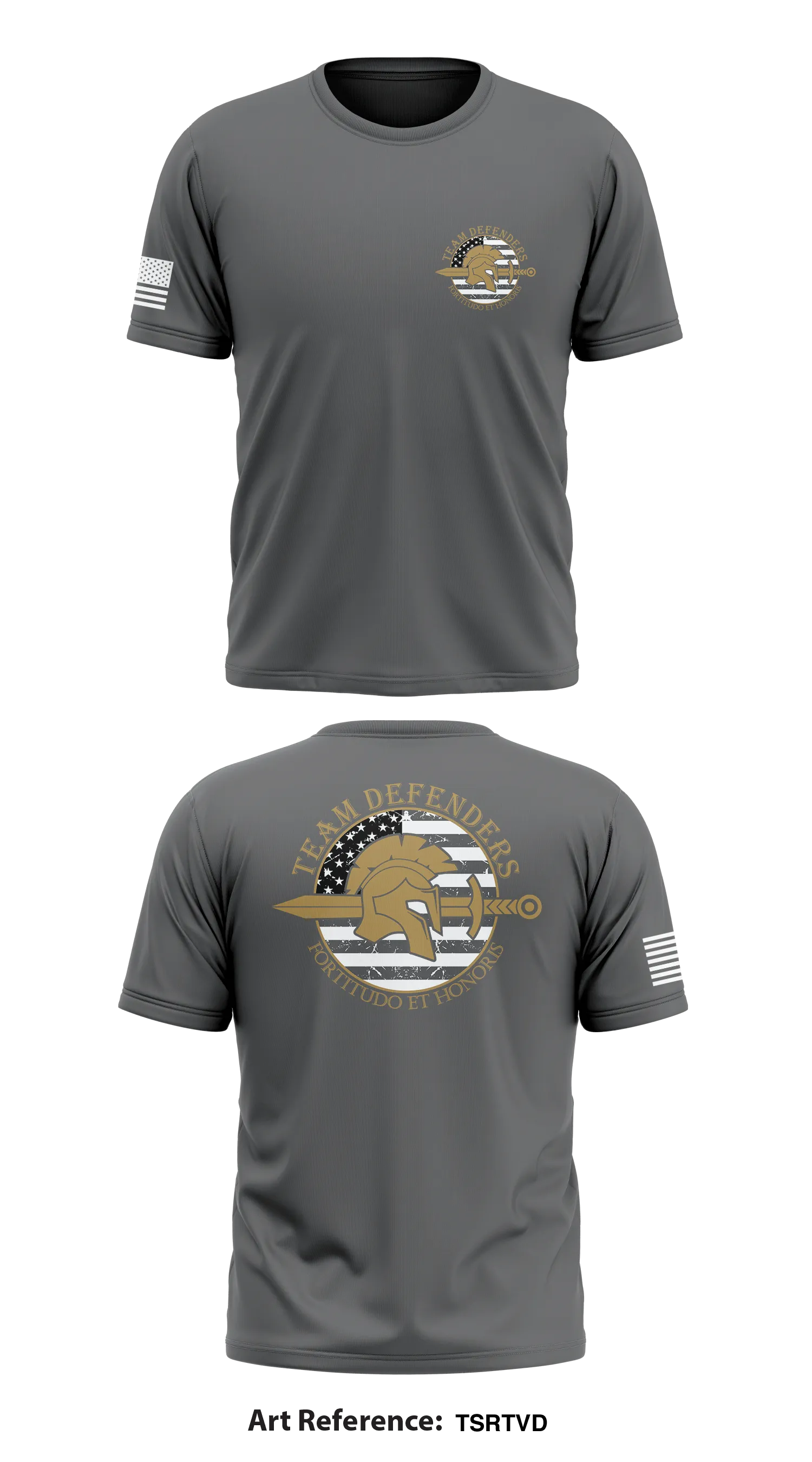 Team Defenders Store 2 Core Men's SS Performance Tee - TsRtvD