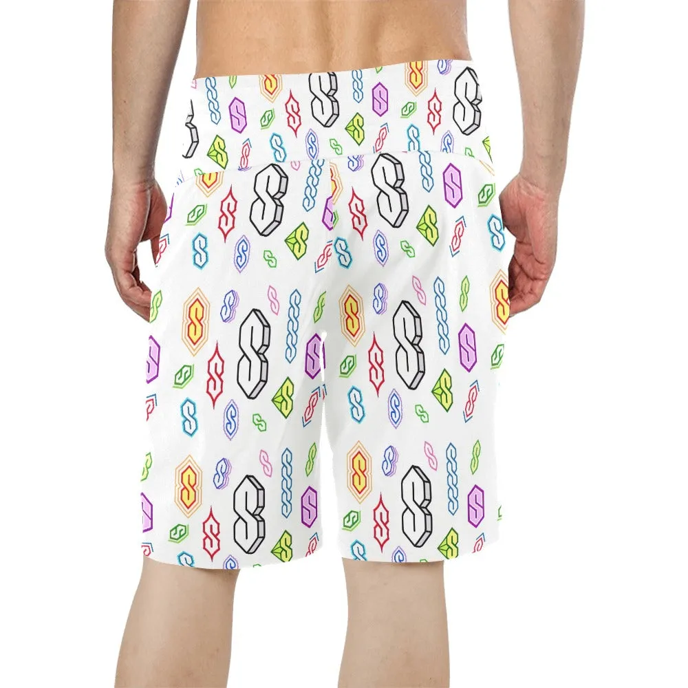 The Cool S Men's All Over Print Relaxed-Fit Shorts