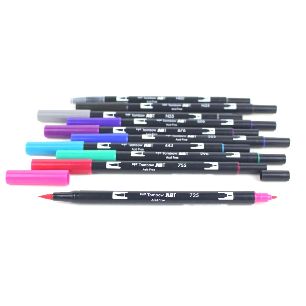 Tombow AB-T10CGA Galaxy 10pc Brush Set