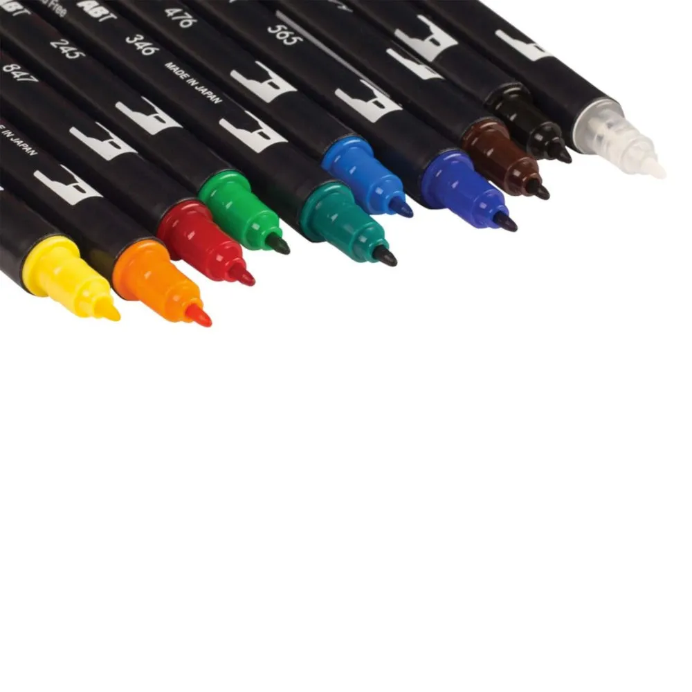 Tombow AB-T10CPR Primary 10pc Brush Set