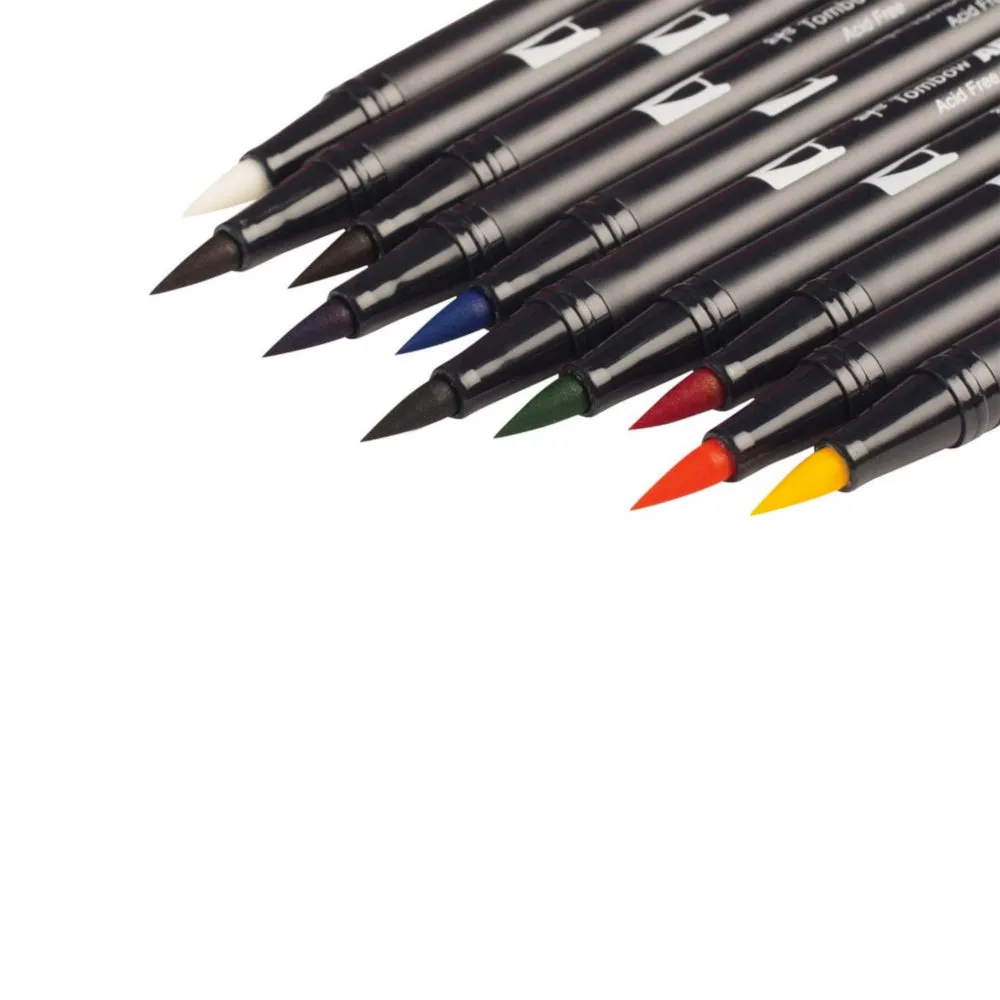 Tombow AB-T10CPR Primary 10pc Brush Set