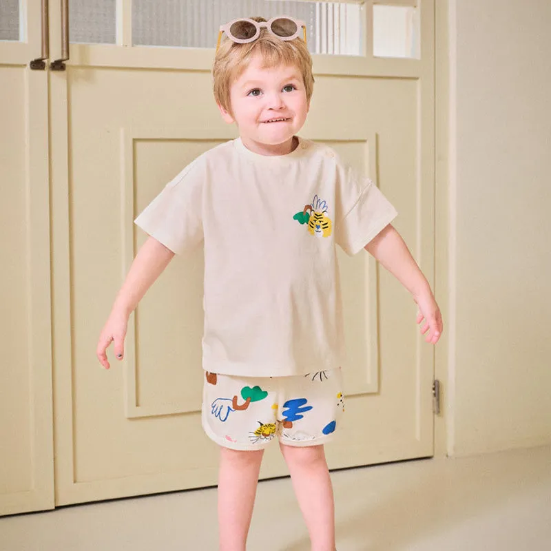 Tropical Tiger Top & Bottom Set 2406MO06