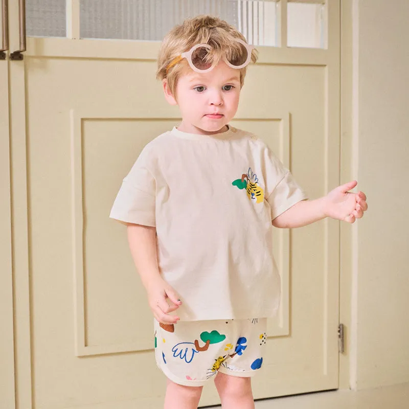 Tropical Tiger Top & Bottom Set 2406MO06