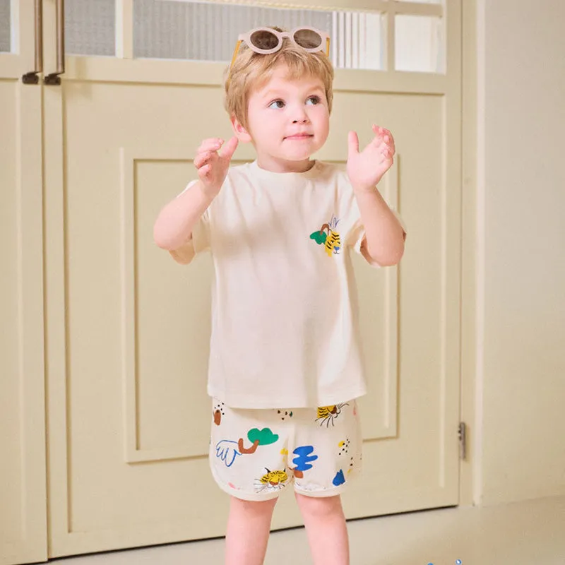Tropical Tiger Top & Bottom Set 2406MO06