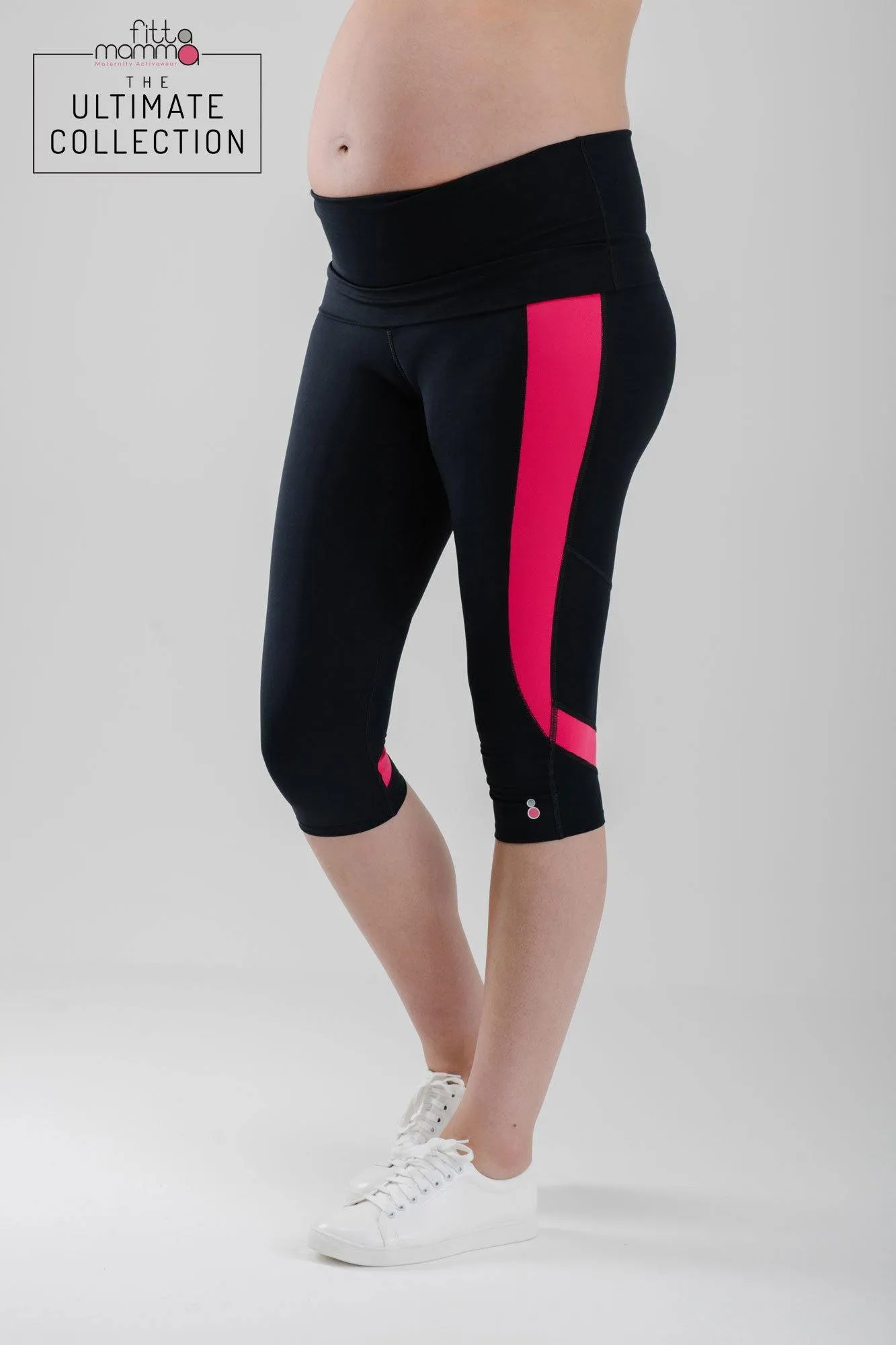 Ultimate  High Impact Maternity Workout Capri Leggings