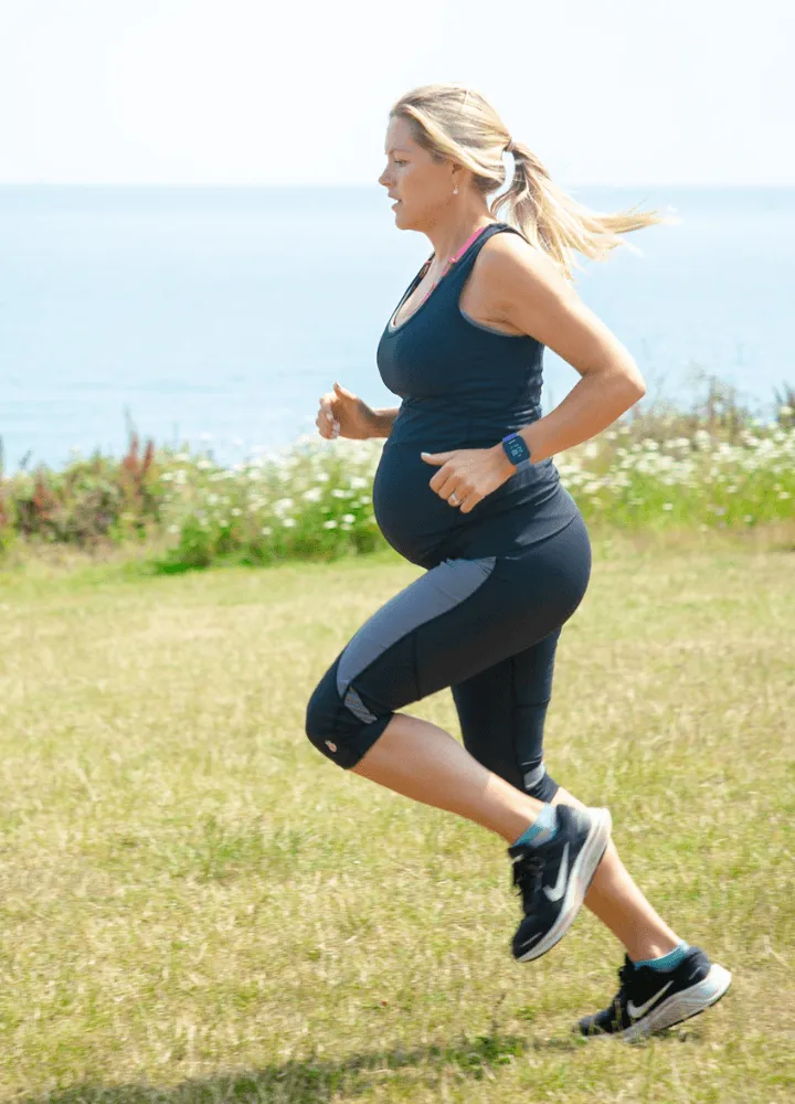 Ultimate  High Impact Maternity Workout Capri Leggings