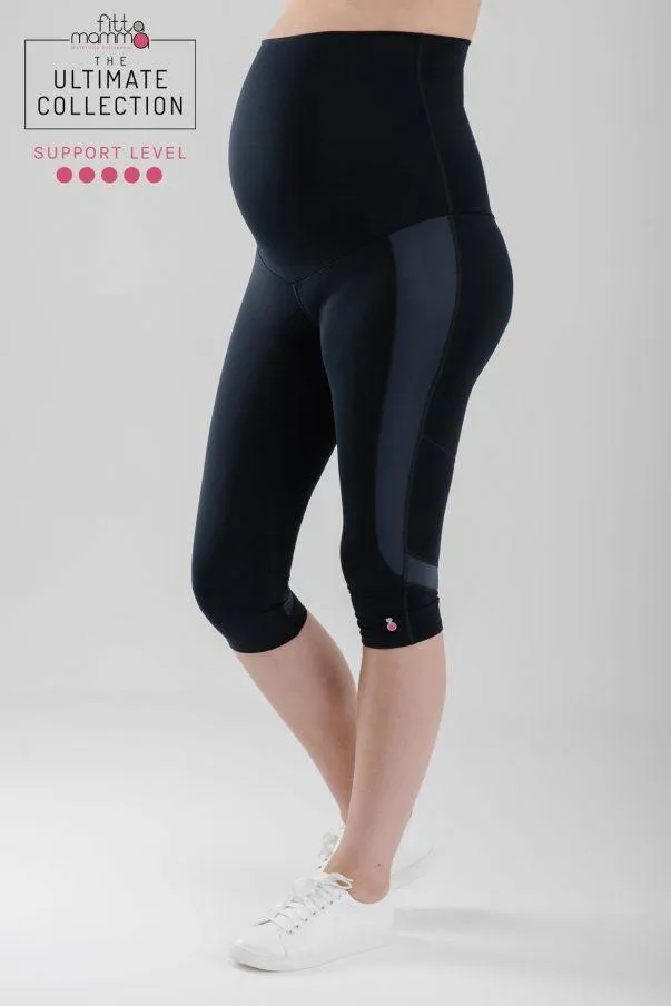 Ultimate  High Impact Maternity Workout Capri Leggings