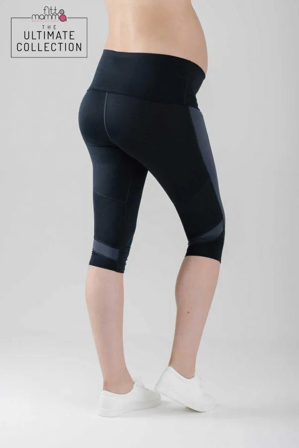 Ultimate  High Impact Maternity Workout Capri Leggings