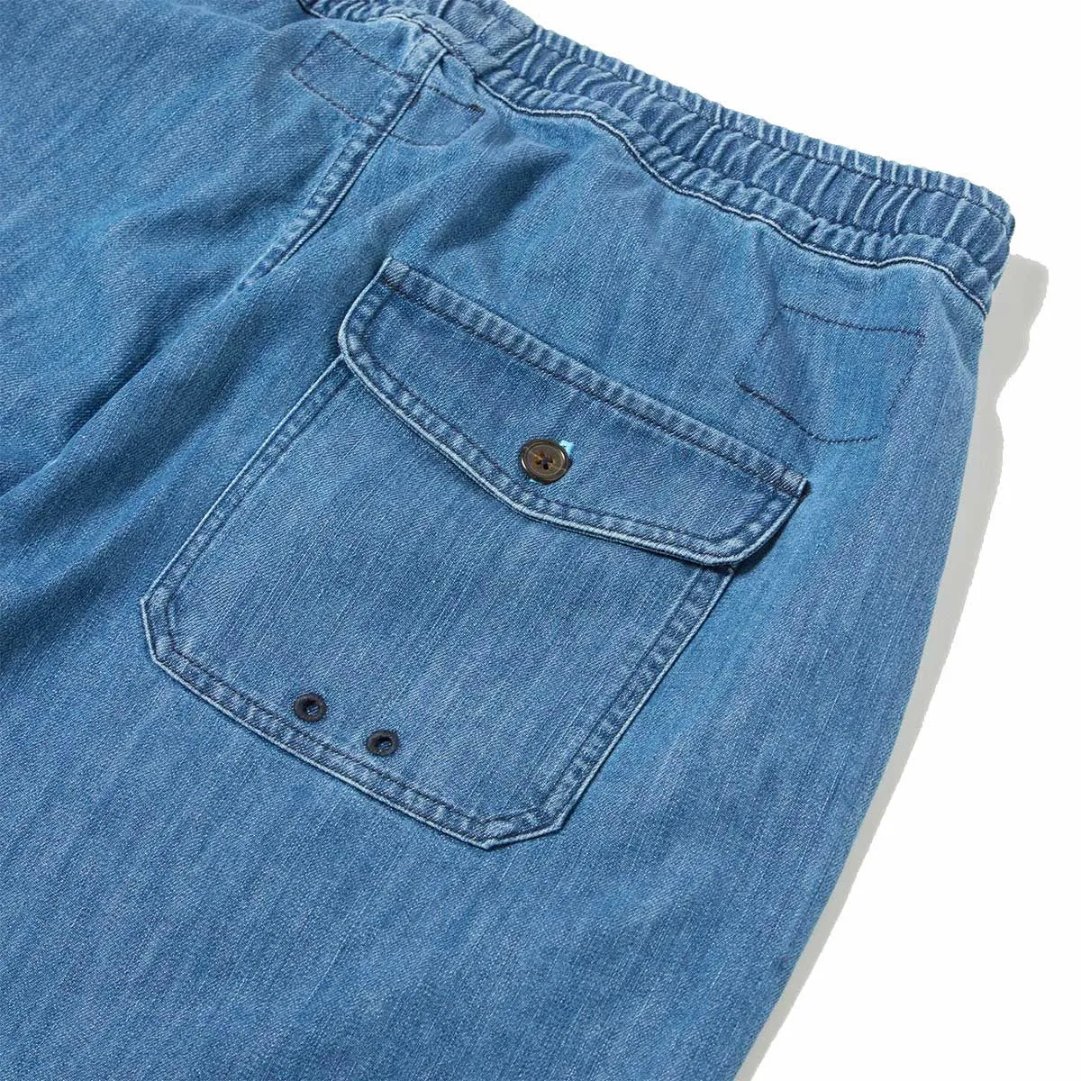 Universal Works Recycled Denim Beach Short Indigo