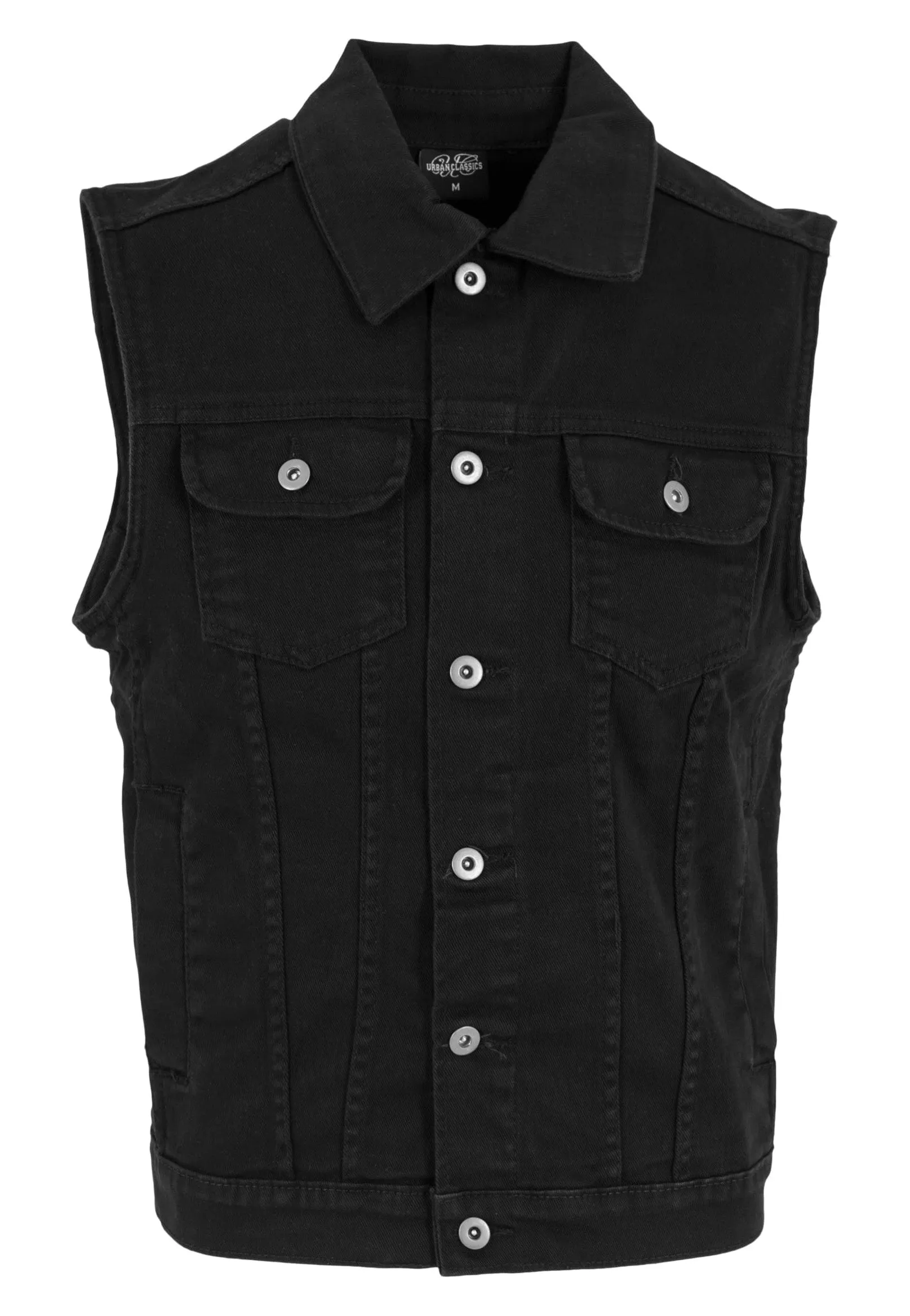 Urban Classics - Denim Black Dark - Jeans Vest