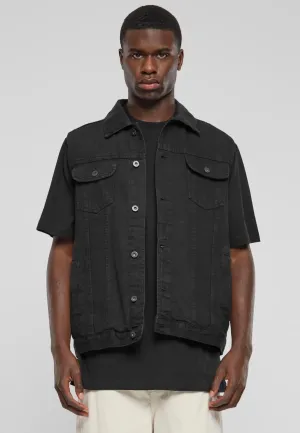 Urban Classics - Denim Black Dark - Jeans Vest