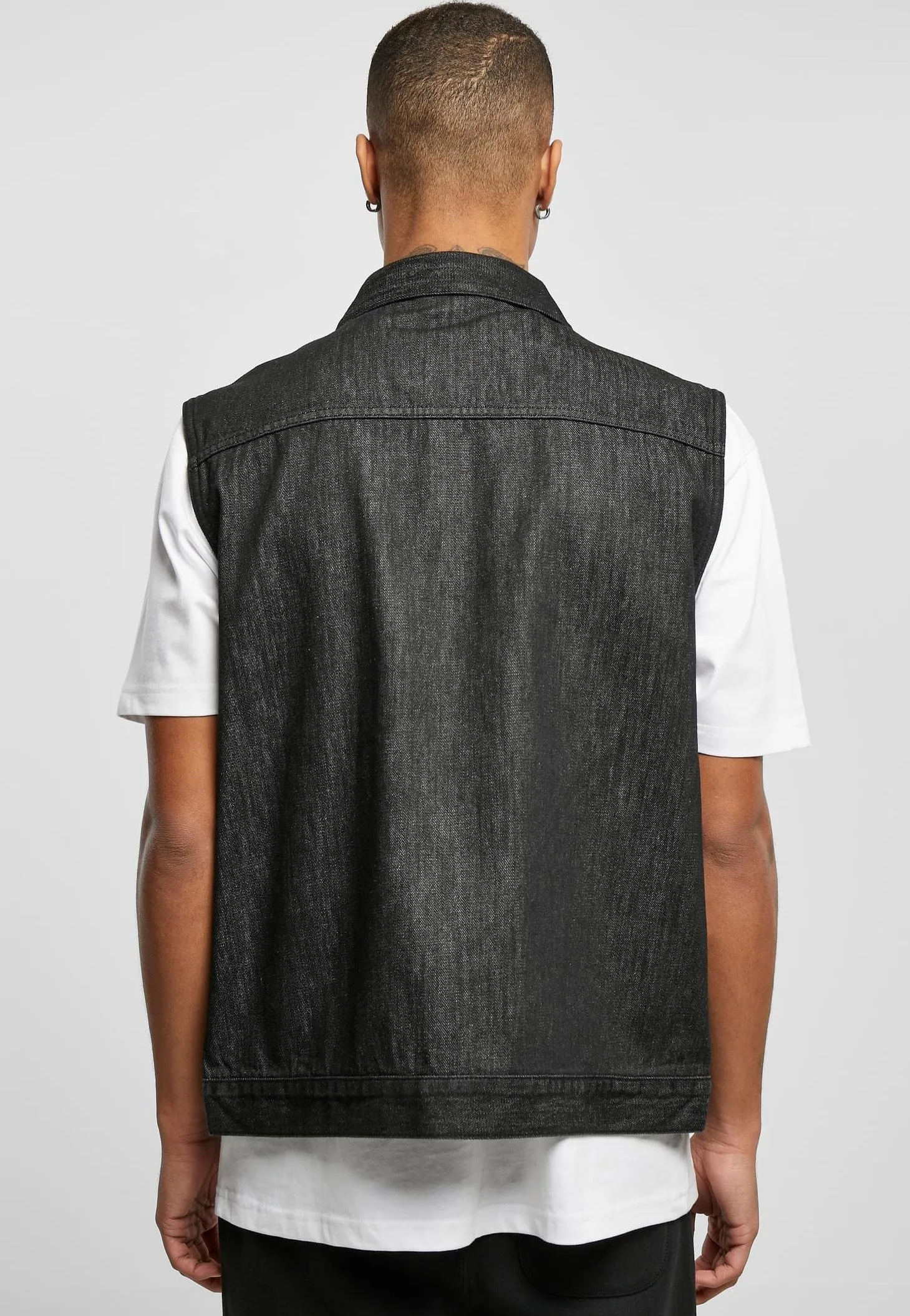 Urban Classics - Denim Black Washed - Jeans Vest