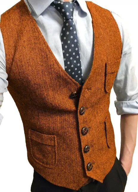 Vintage Wool Vests For Men