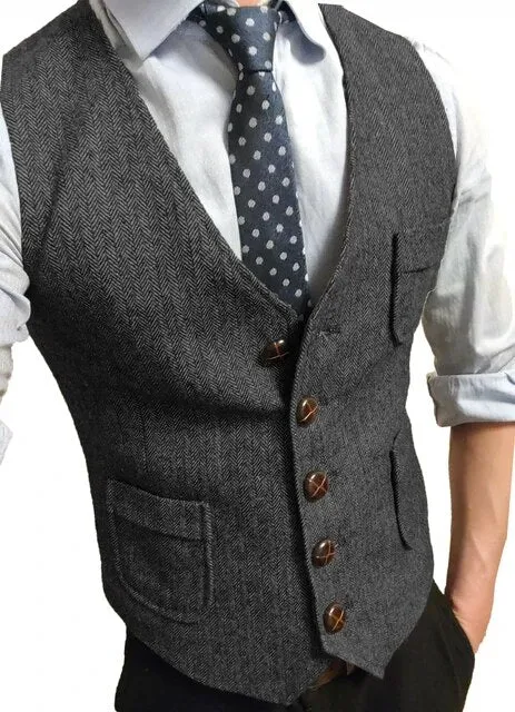 Vintage Wool Vests For Men