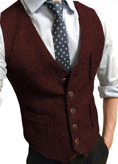 Vintage Wool Vests For Men