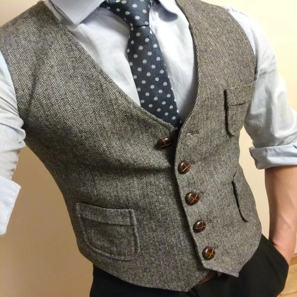 Vintage Wool Vests For Men