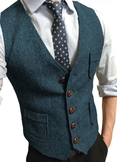 Vintage Wool Vests For Men