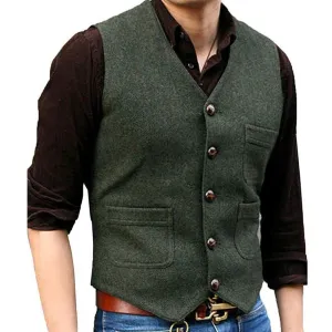 Vintage Wool Vests For Men