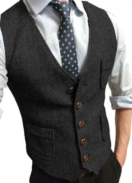 Vintage Wool Vests For Men