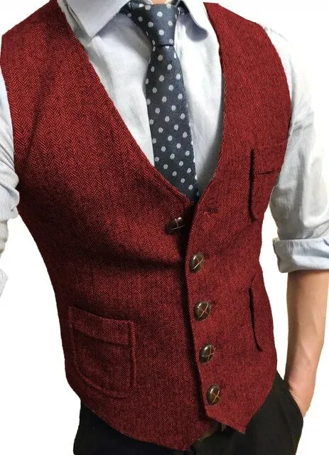Vintage Wool Vests For Men