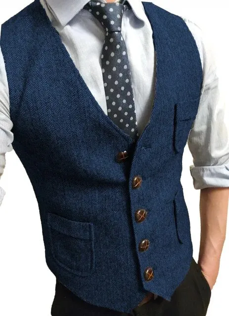 Vintage Wool Vests For Men