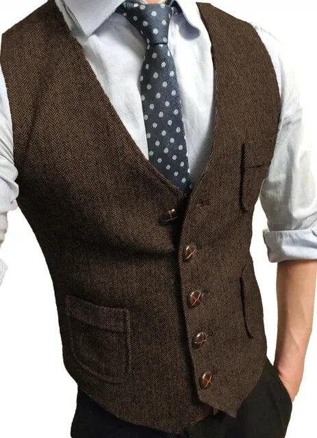 Vintage Wool Vests For Men