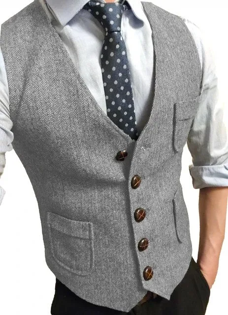 Vintage Wool Vests For Men