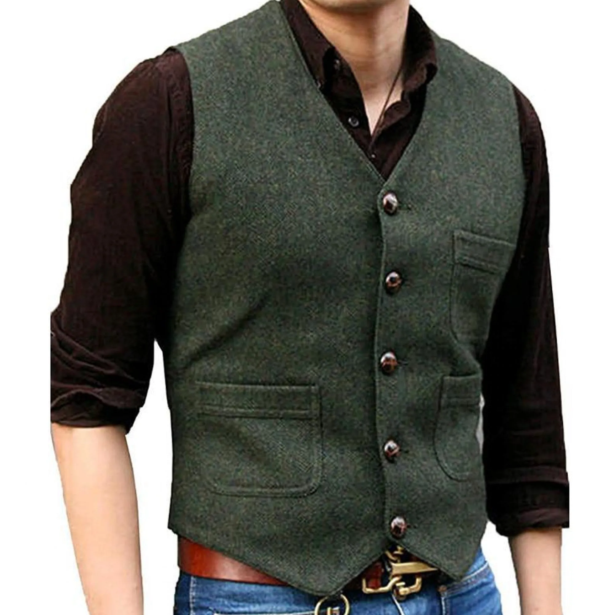 Vintage Wool Vests For Men