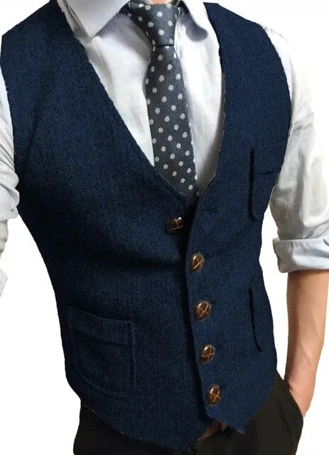 Vintage Wool Vests For Men