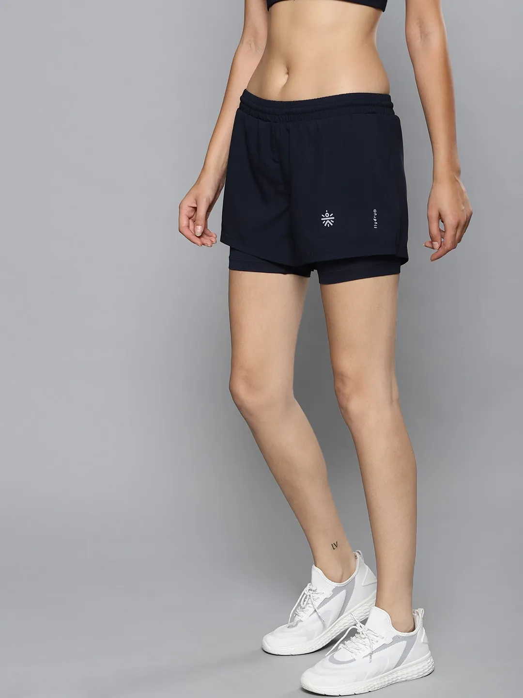 Vitals Signature Navy Running Shorts