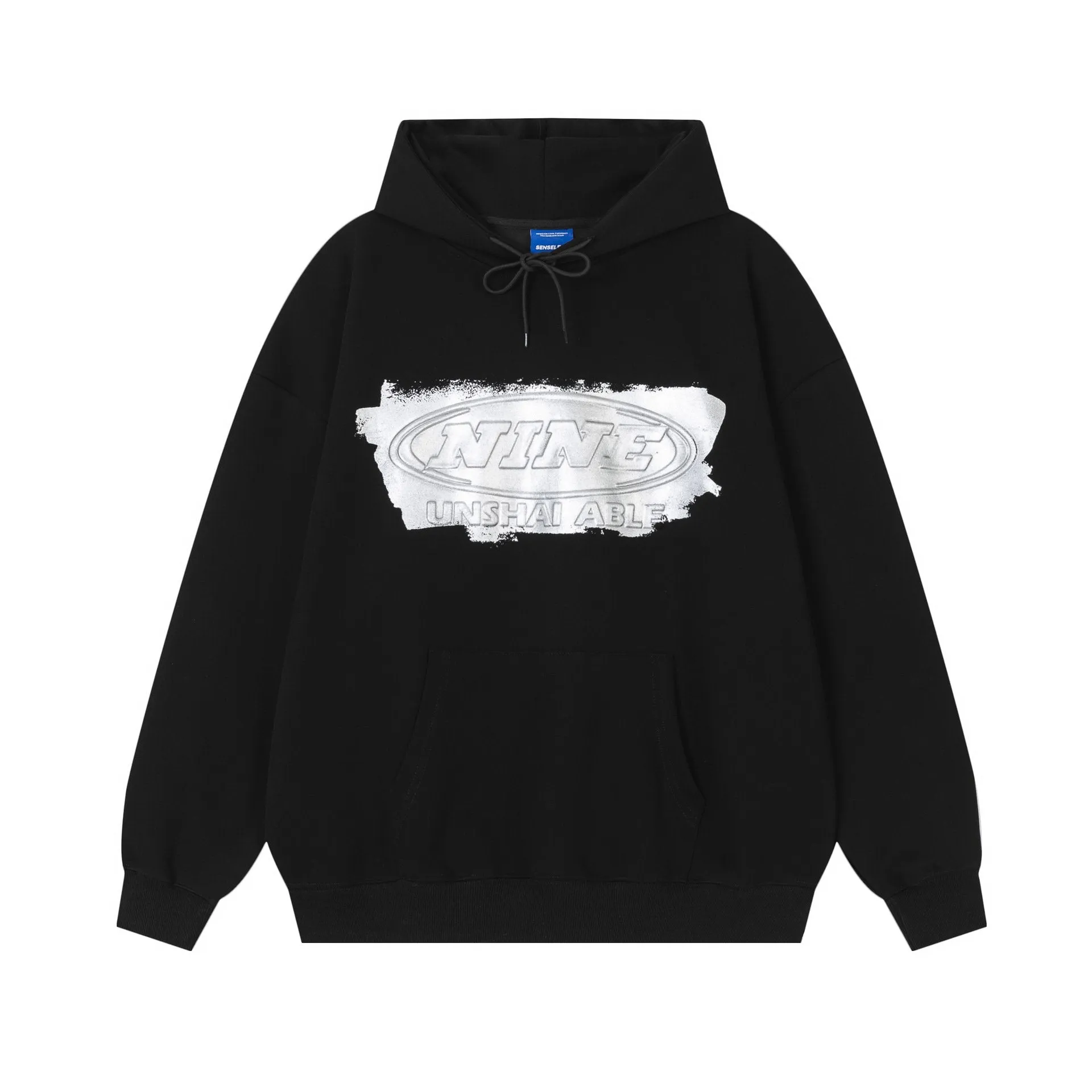 W2663-Street Three-dimensional Joker Personality Fun Trend Printing Long Sleeve Hooded Vests