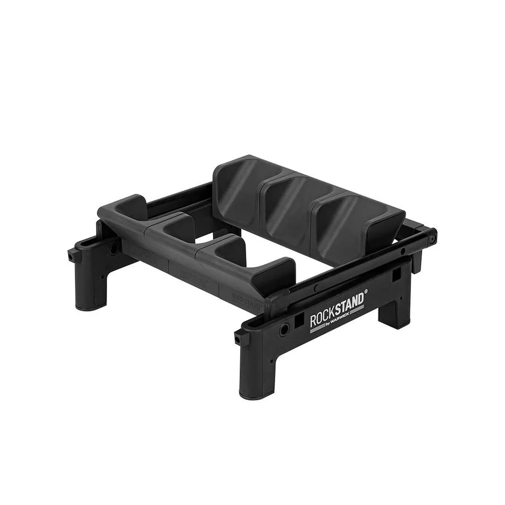 Warwick RockStand Modular Multiple 3E Electric/Bass Guitar Rack Stand, Black
