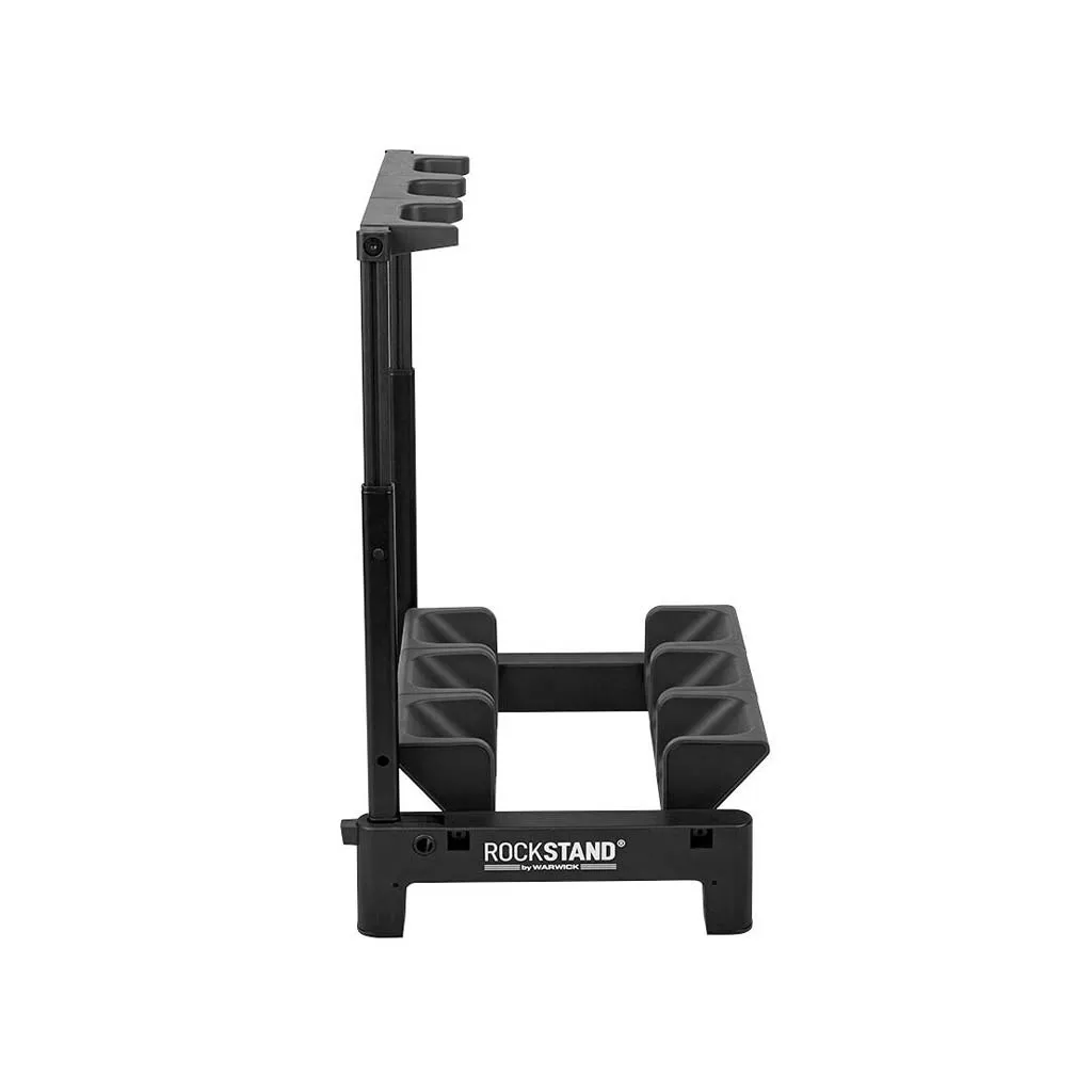 Warwick RockStand Modular Multiple 3E Electric/Bass Guitar Rack Stand, Black