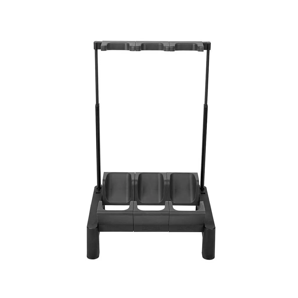 Warwick RockStand Modular Multiple 3E Electric/Bass Guitar Rack Stand, Black