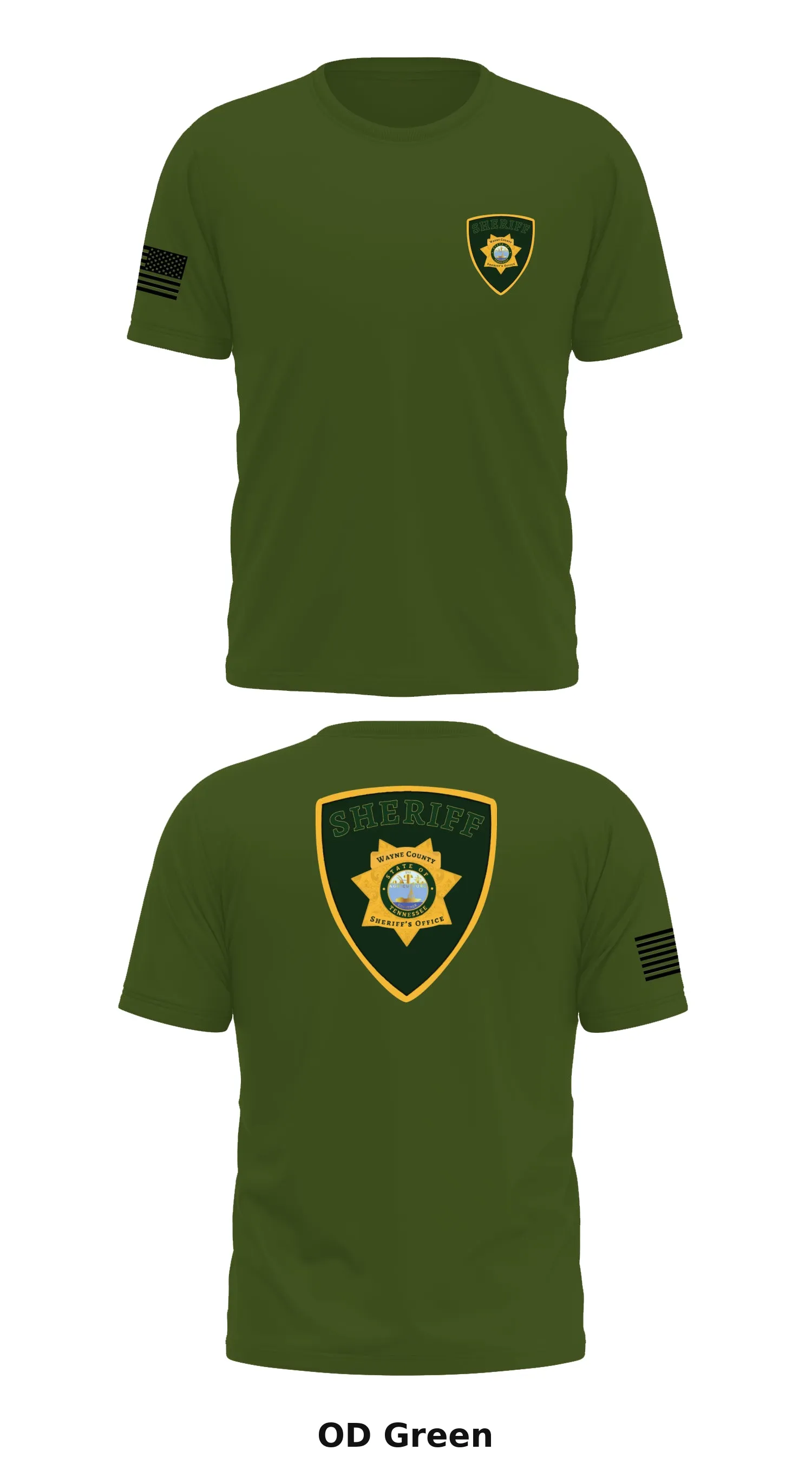 Wayne County Sheriff Dept Store 1 Core Men's SS Performance Tee - 76151083729